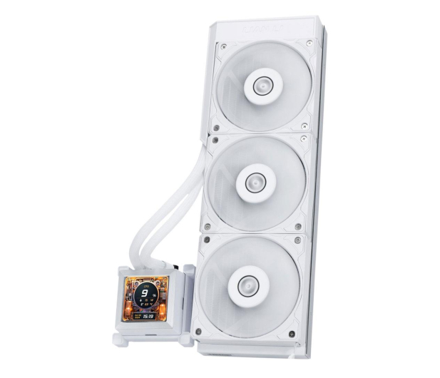 LIAN LI Hydroshift LCD 360 White 3x120mm - 1267347 - zdjęcie 2
